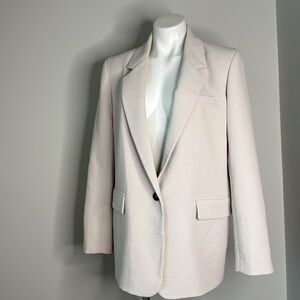 NWT House of Harlow 1960 Dress Jacket Oyster White Small